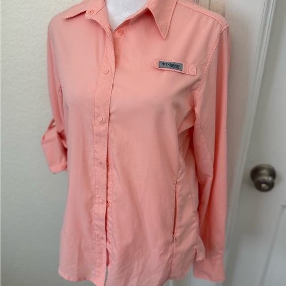 Columbia Light Pink Button-Up Shirt - Picture 2 of 10